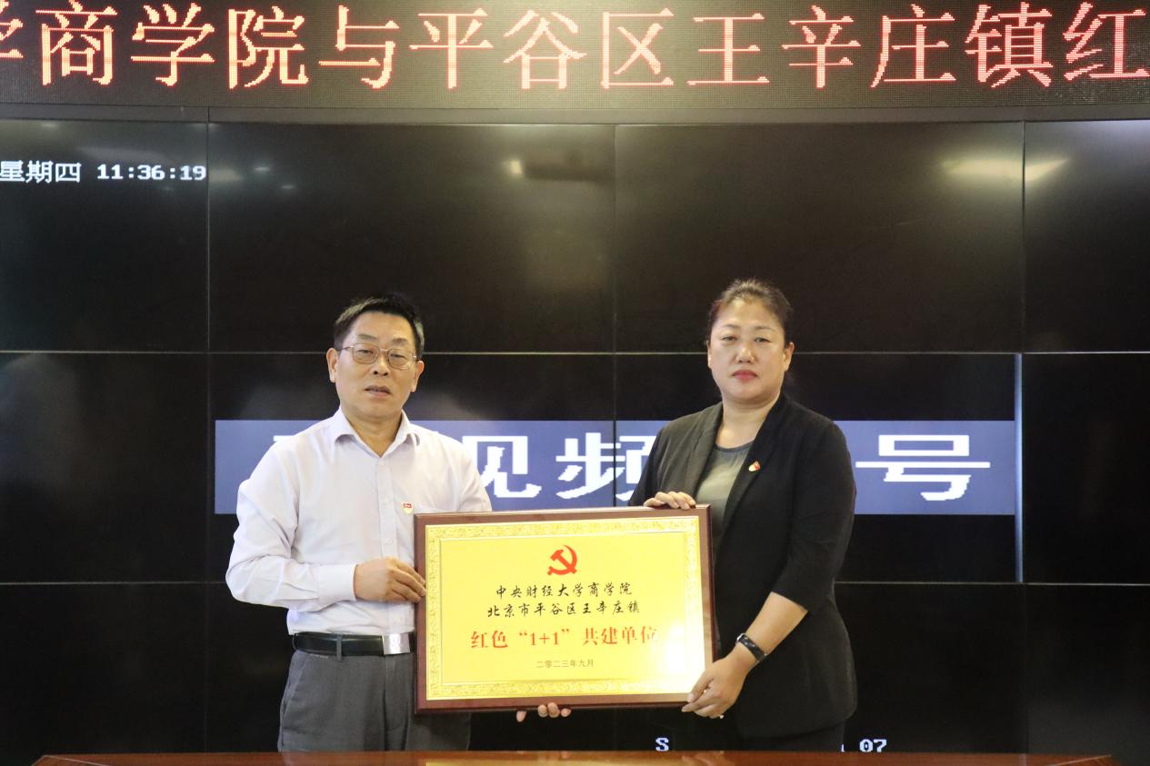 10“36365线路检测中心no1与北京市平谷区王辛庄镇红色‘1+1’共建单位”揭幕